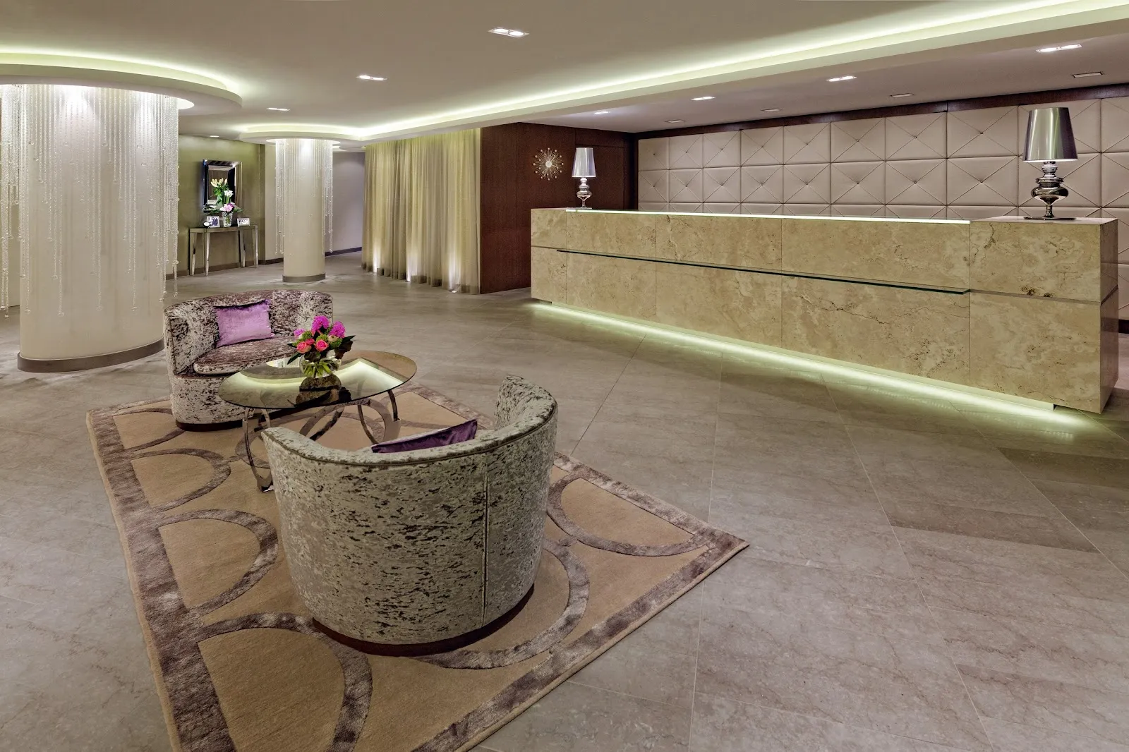 Интерьер СПА Waldorf Astoria в Берлине