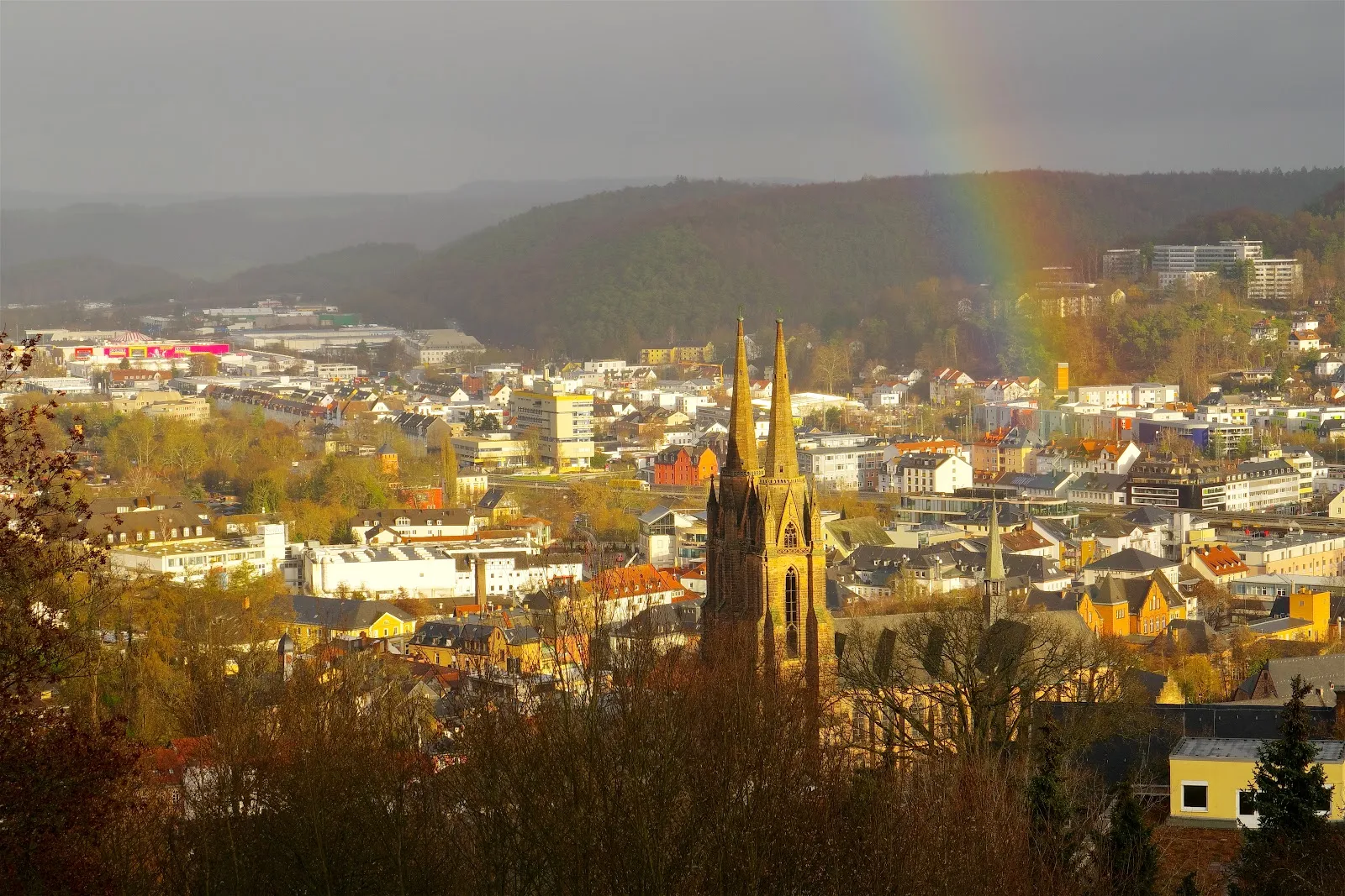 Фахверковые дома в Старом городе Марбурга
