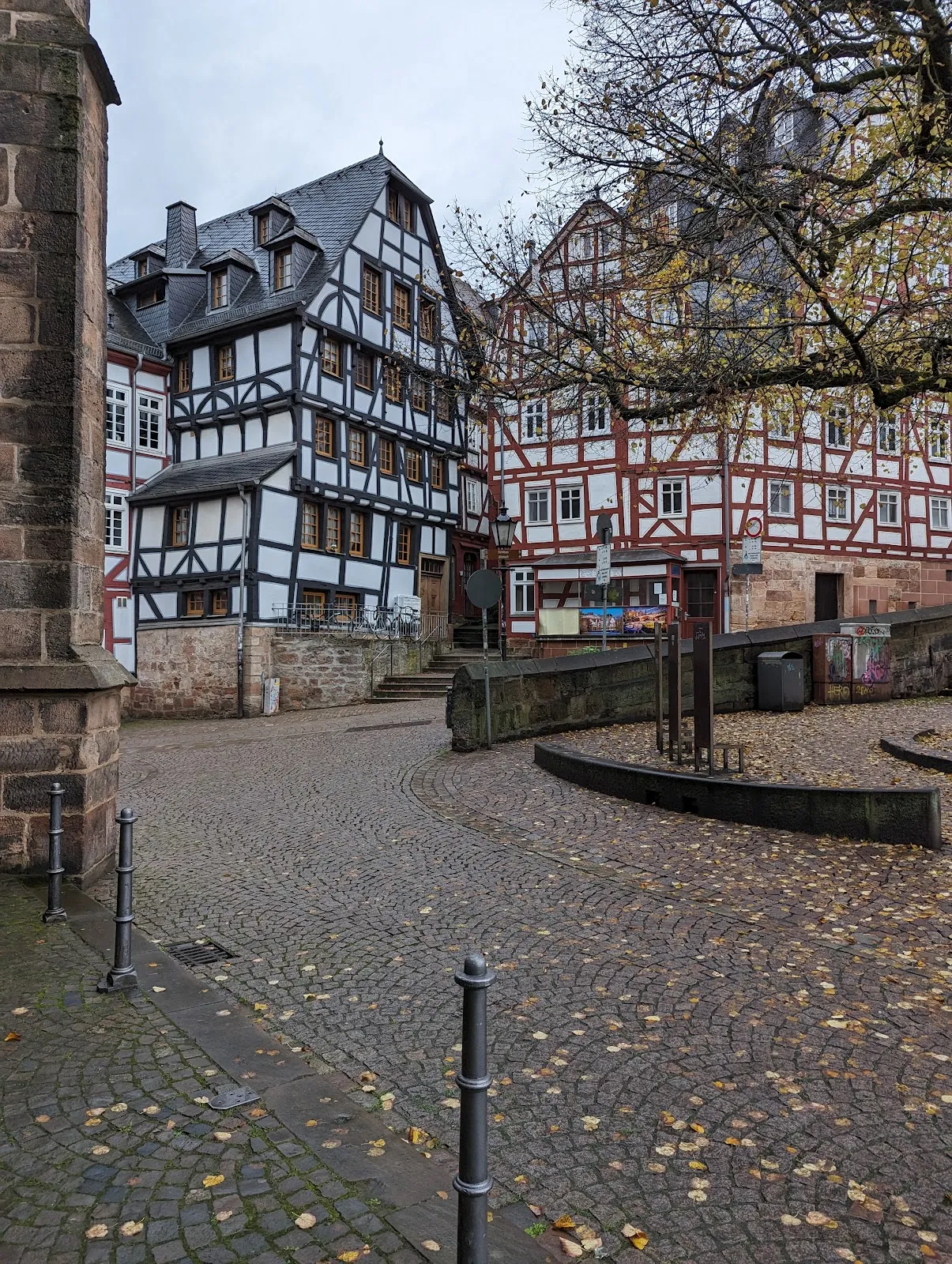 Фахверковые дома в Старом городе Марбурга