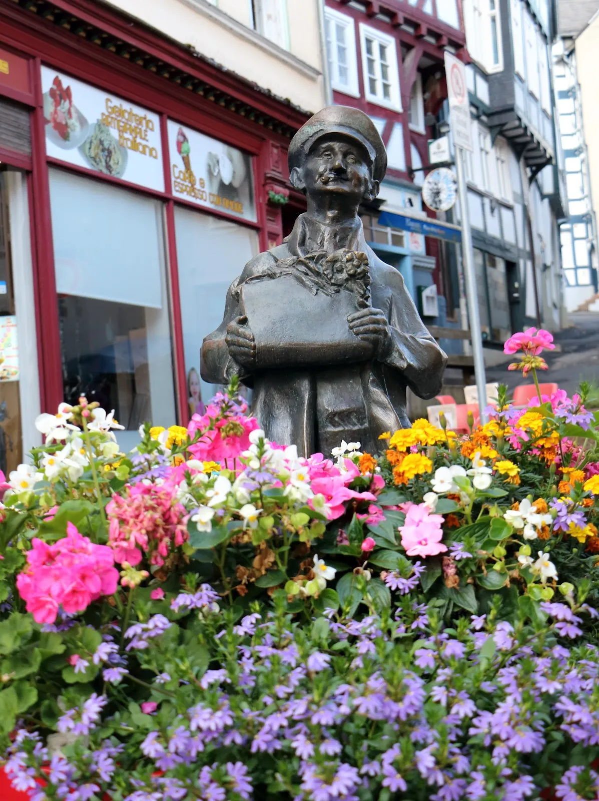 Фахверковые дома в Старом городе Марбурга