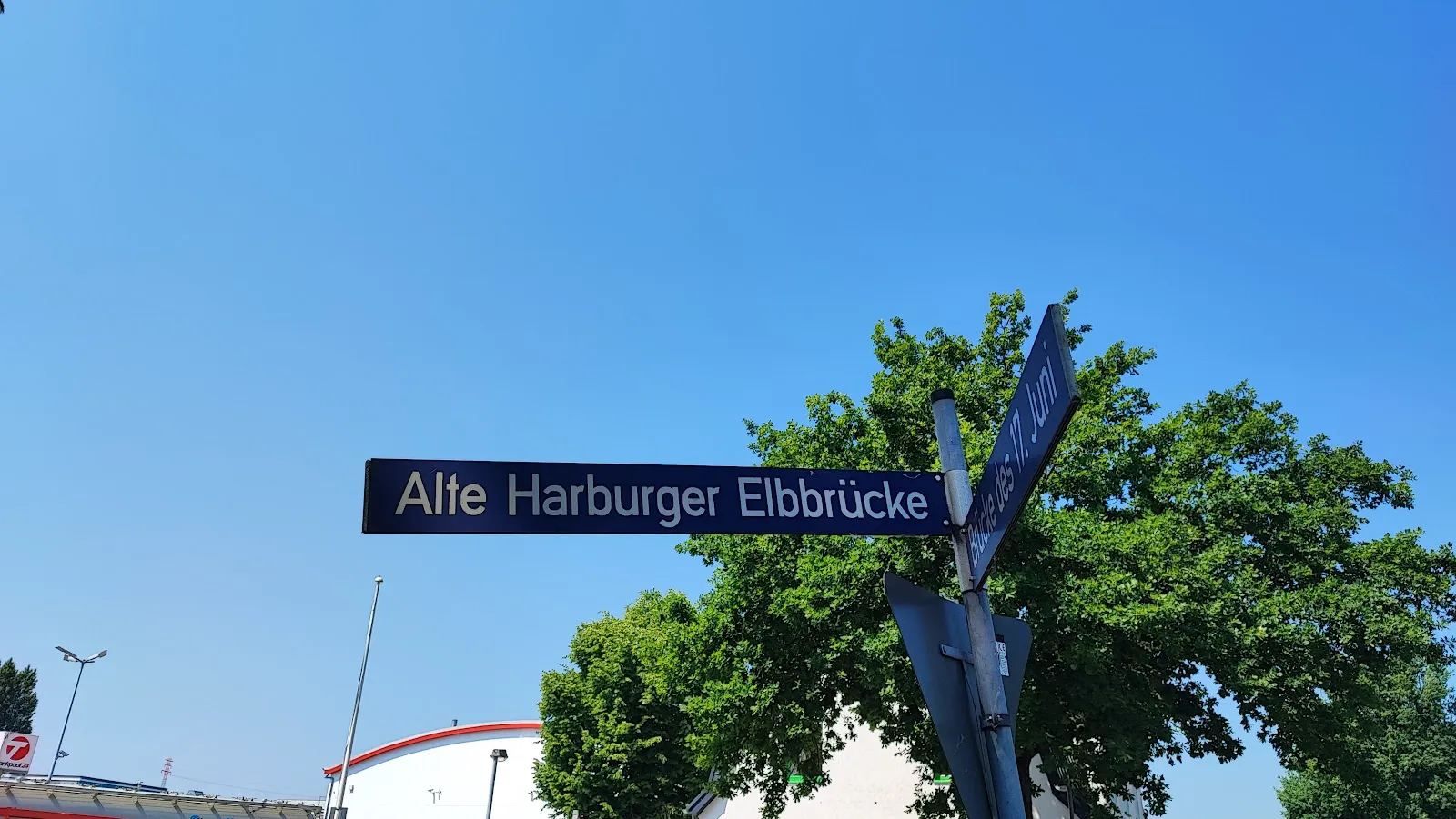 Старый мост через Эльбу в Харбурге, Гамбург, Германия