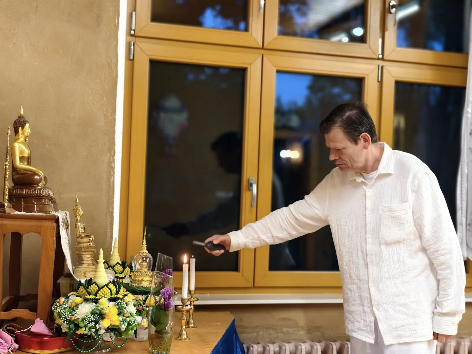 Внешний вид Ват Сангхатхан, буддийского храма.