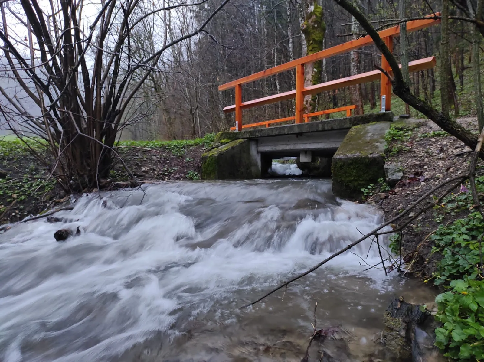 Пейзаж Верхней долины Леннинген с лесами и полями.