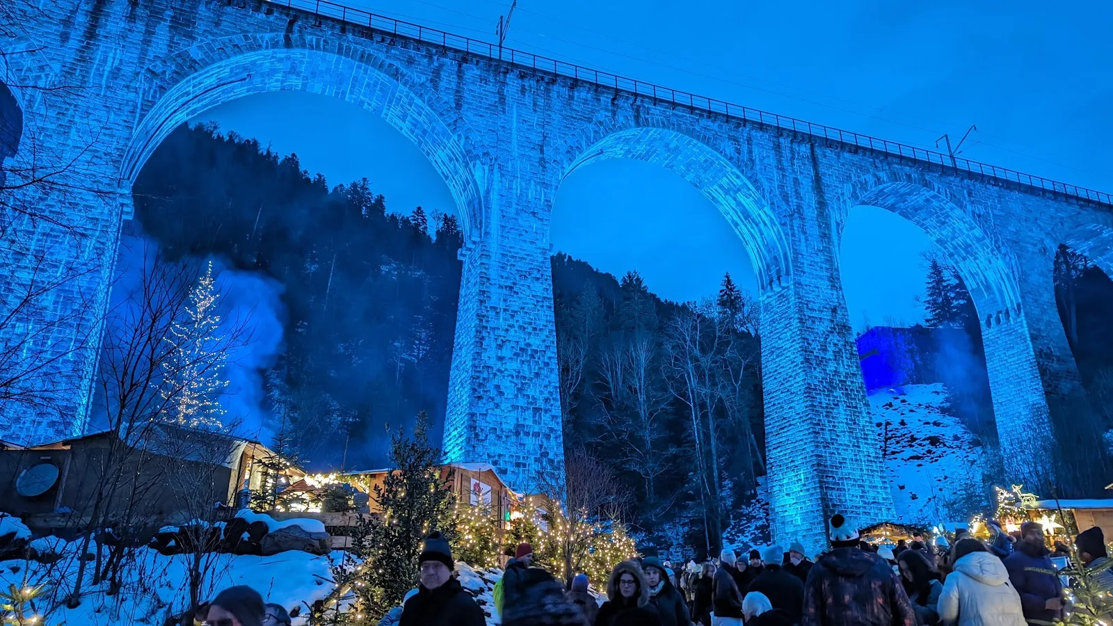 Виадукт Равенсбург, исторический железнодорожный мост в Германии.