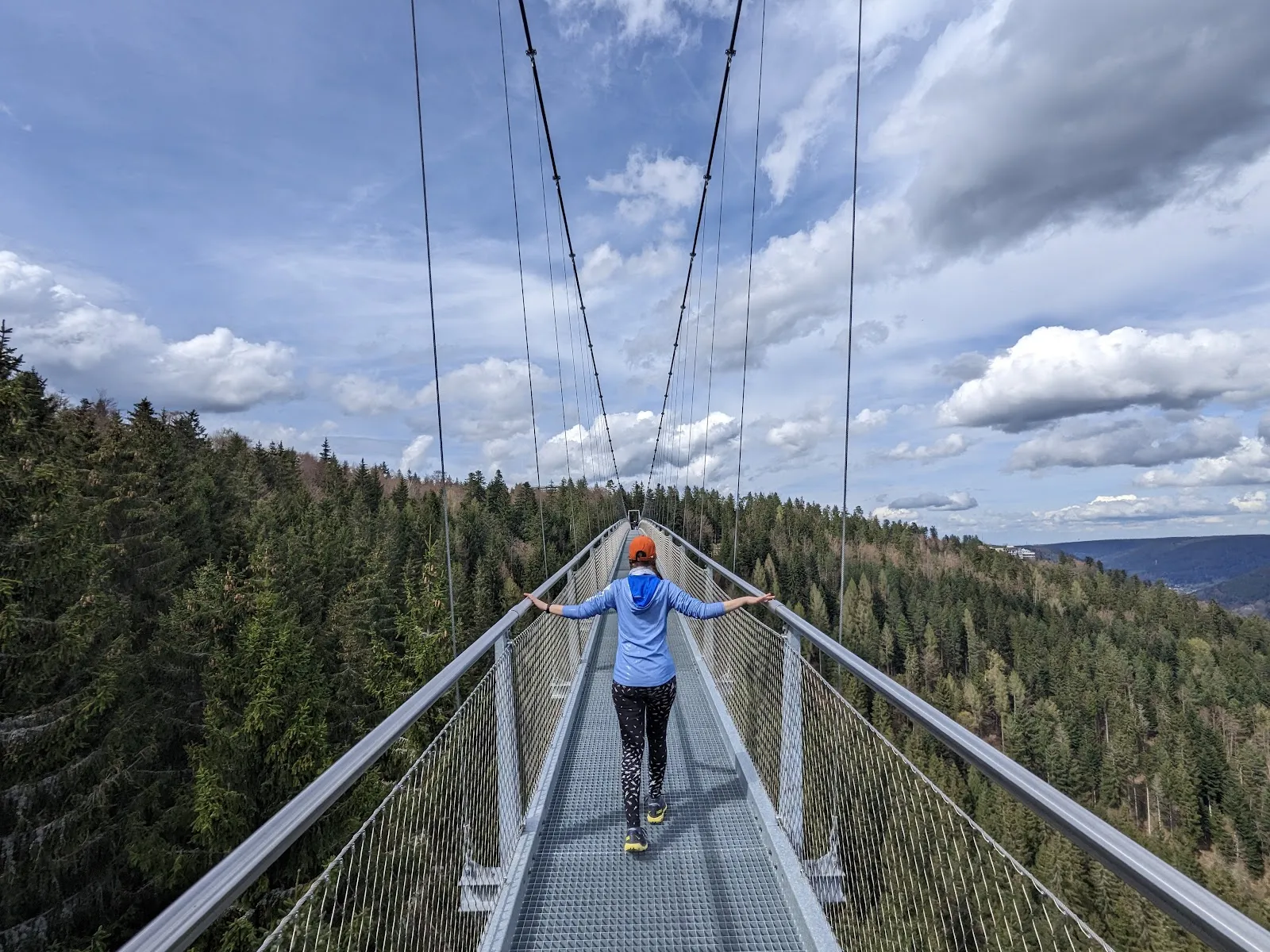 Подвесной мост Вильдлайн в Бад-Вильдбаде, Германия