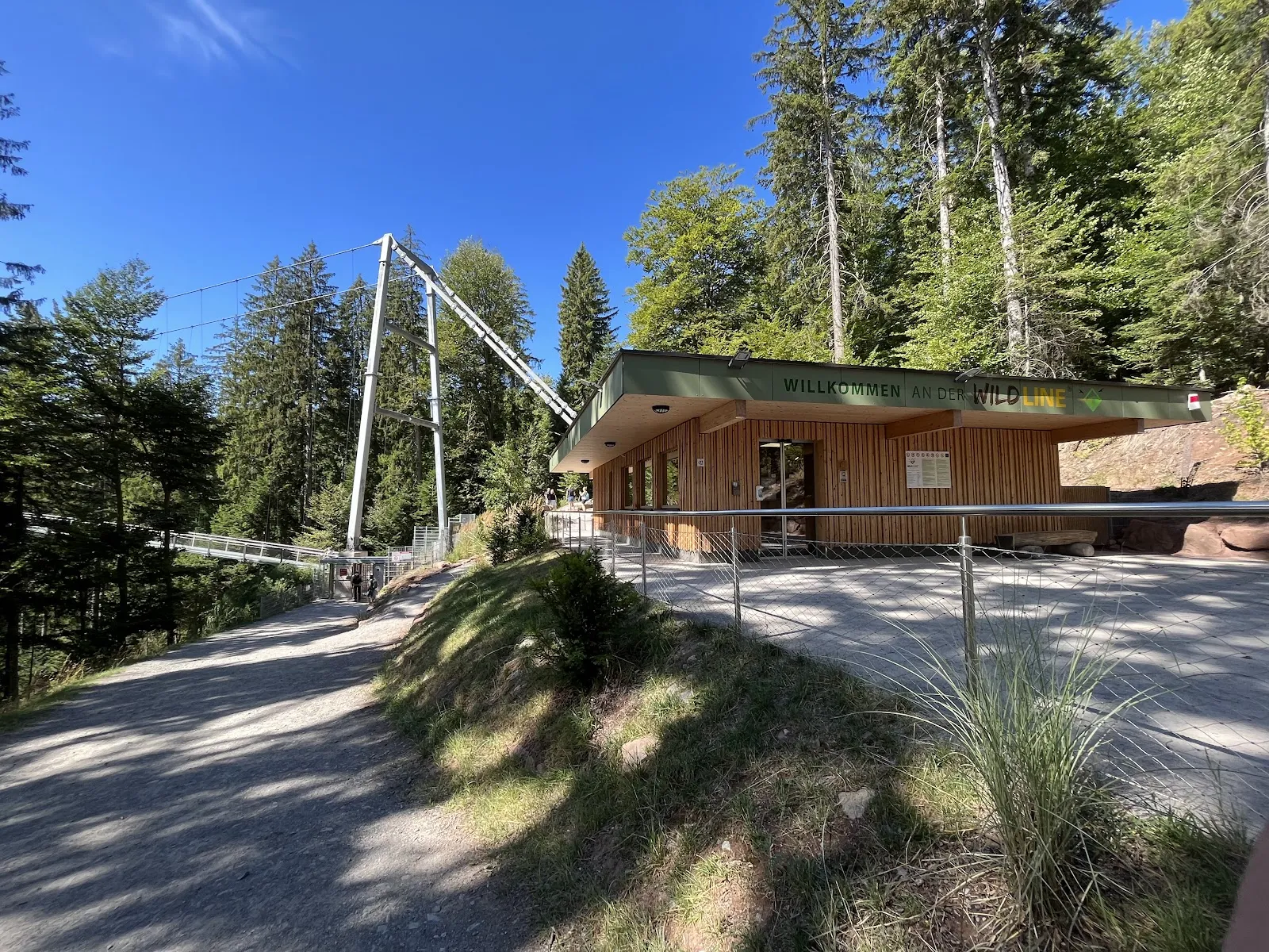 Подвесной мост Вильдлайн в Бад-Вильдбаде, Германия