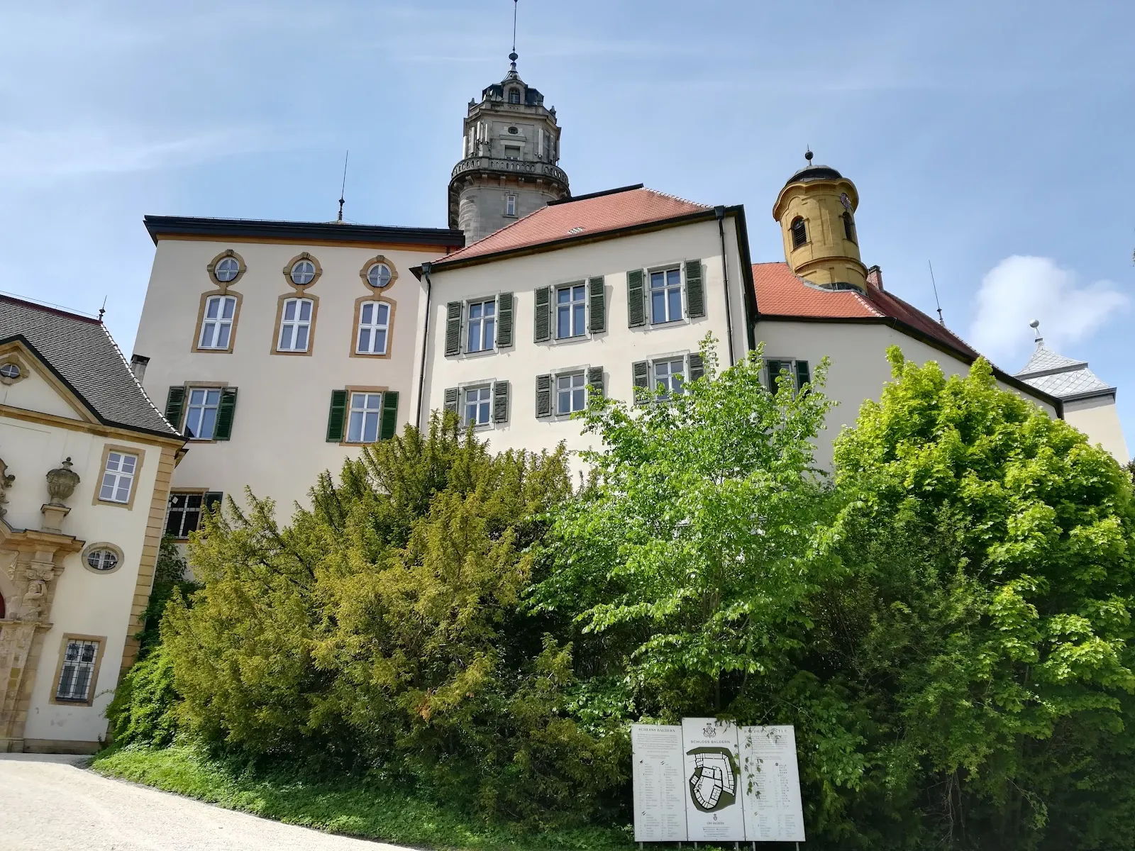 Вид на замок Бальдерн