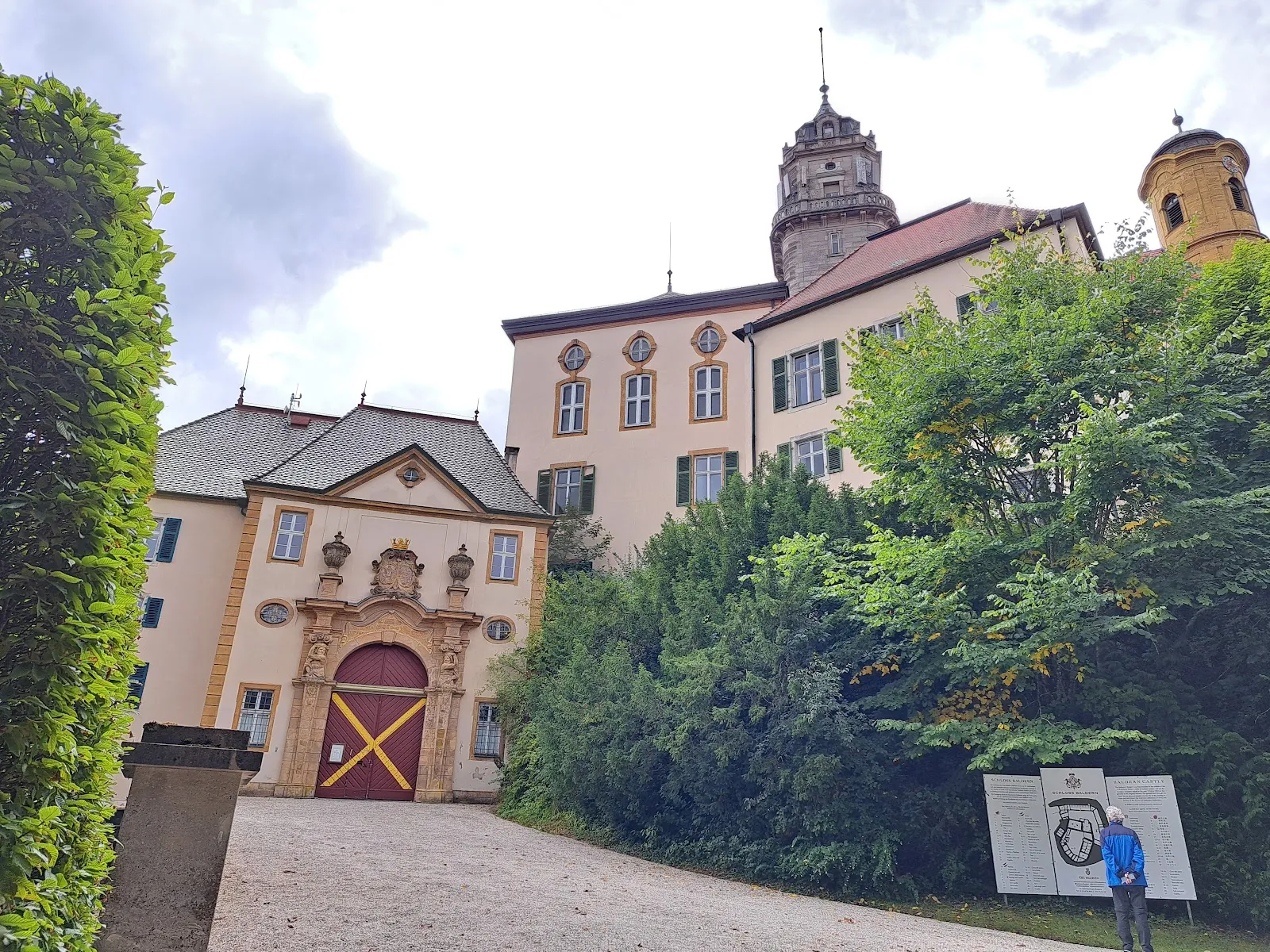 Вид на замок Бальдерн