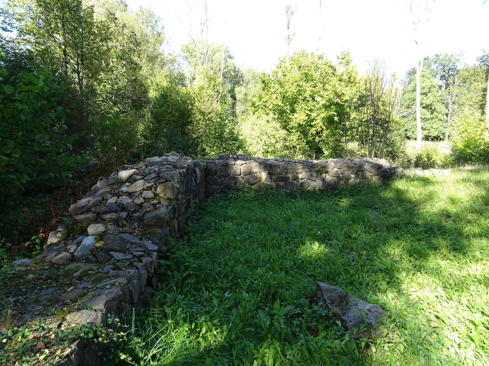 Вид на Замок Бройдин, исторический памятник архитектуры