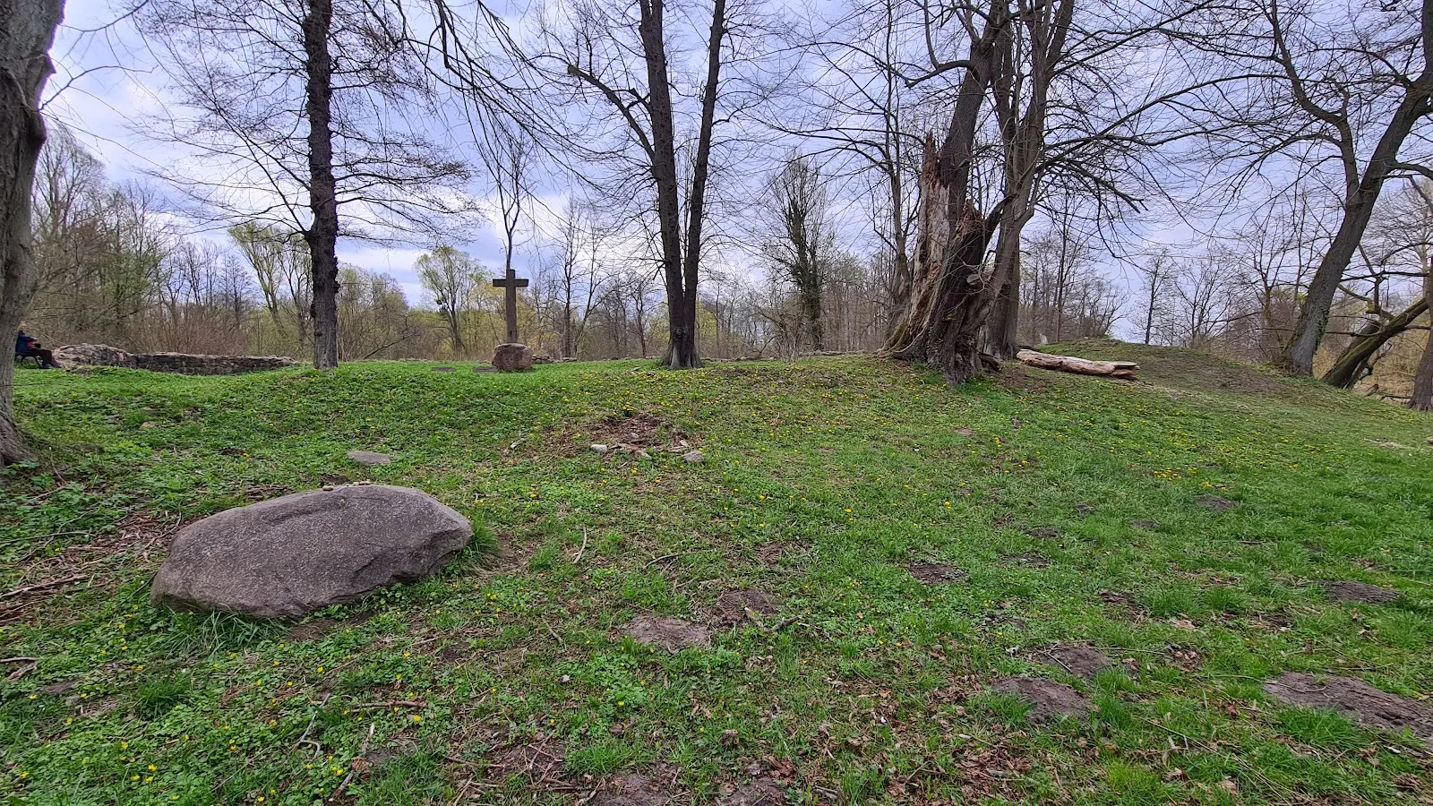 Вид на Замок Бройдин, исторический памятник архитектуры