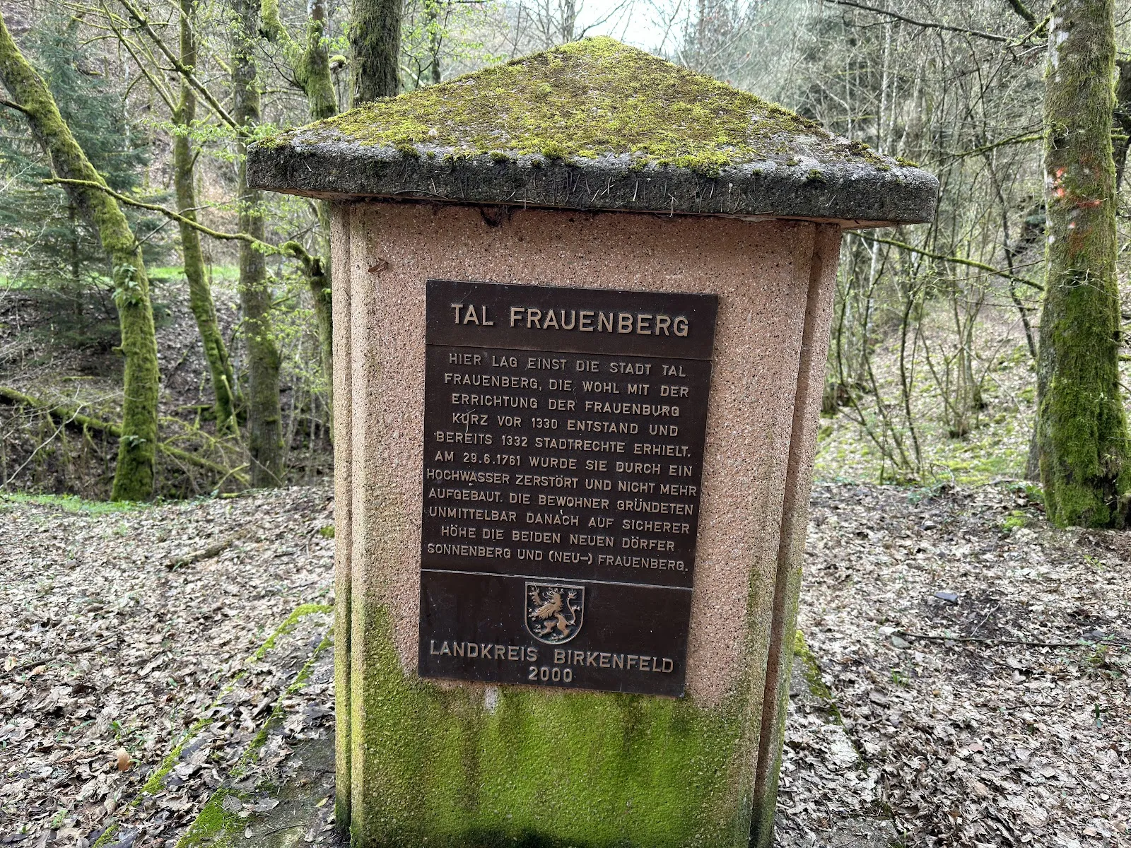 Вид на Замок Фрауэнбург с окружающей местностью