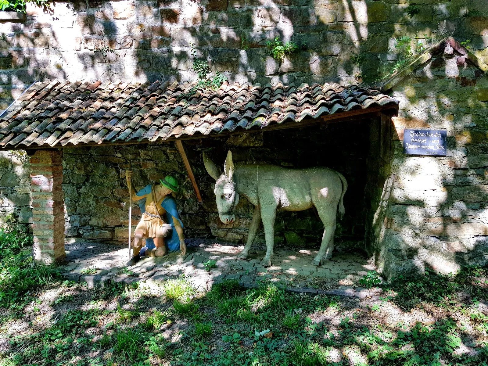 Вид на замок Хаймбург на берегу Рейна
