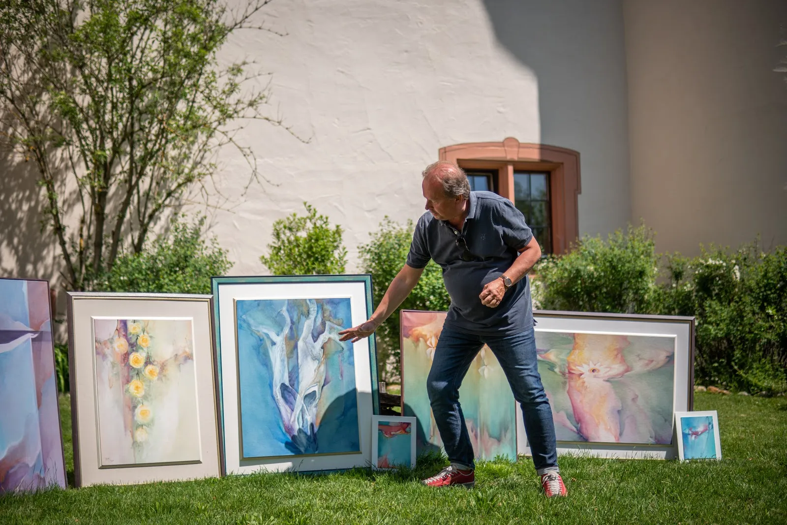 Вид на замок Хоэнфельс, Германия