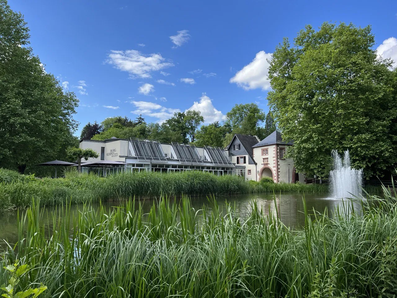 Вид на Замок Иллинген, Германия