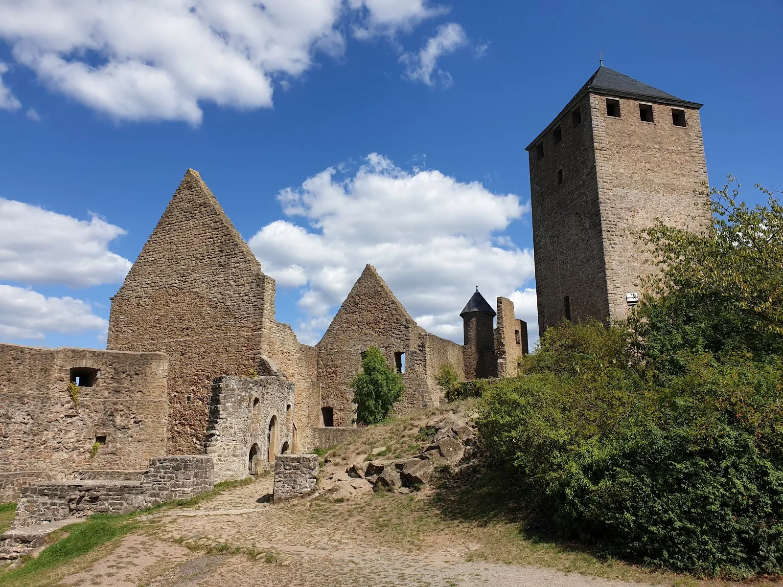 Вид на замок Лихтенберг