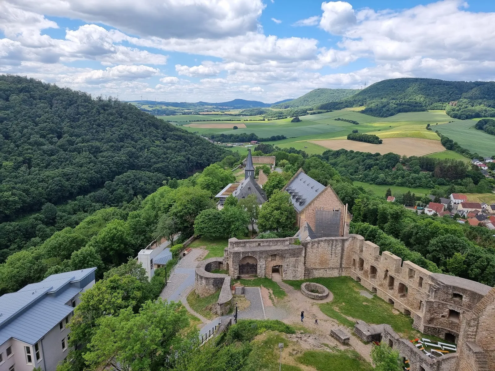 Вид на замок Лихтенберг
