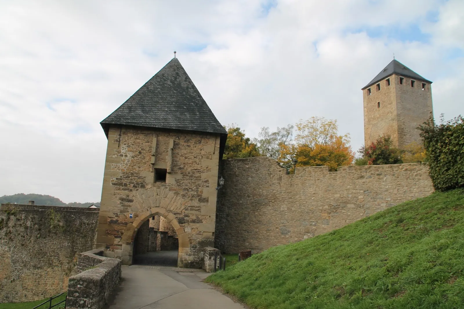 Вид на замок Лихтенберг