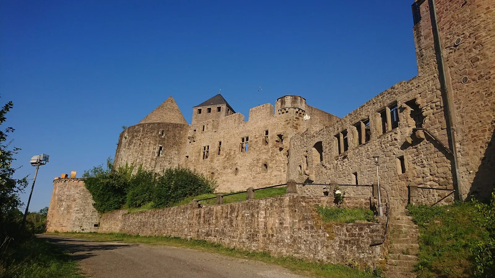 Вид на замок Лихтенберг