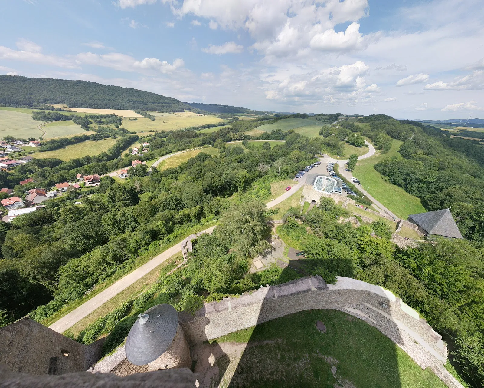 Вид на замок Лихтенберг
