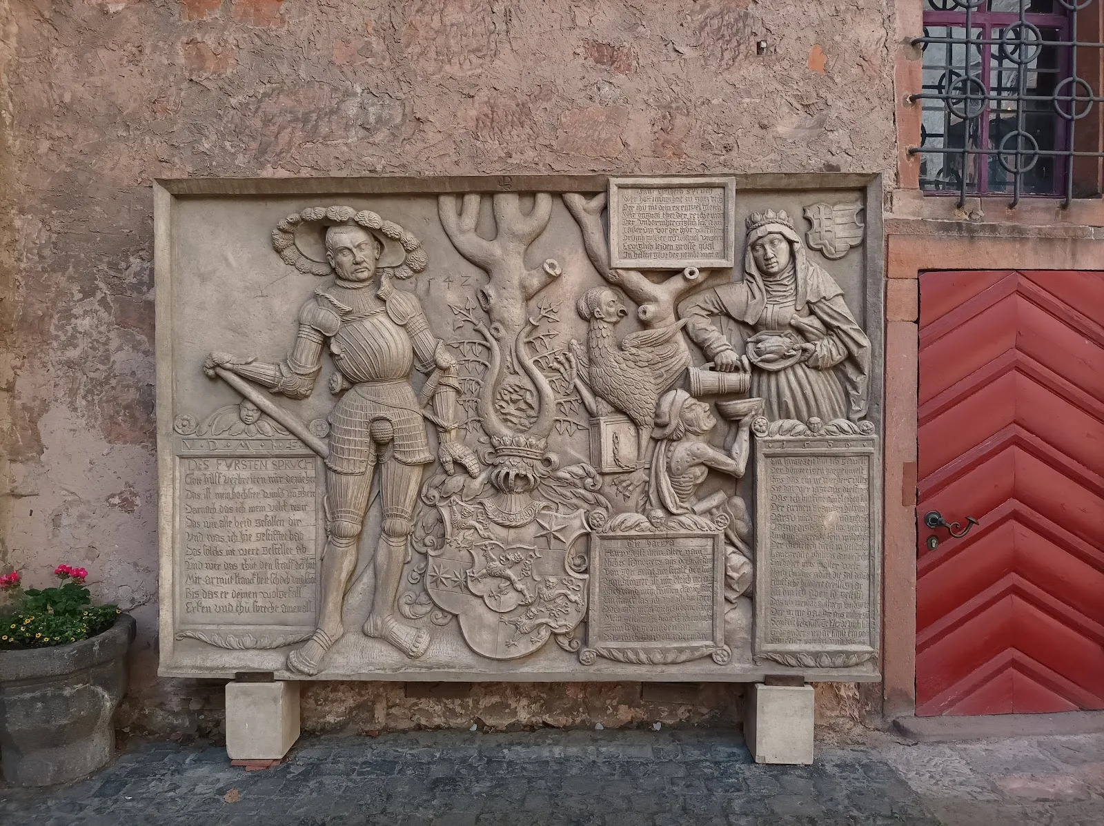 Вид на Замок Марбург, Германия