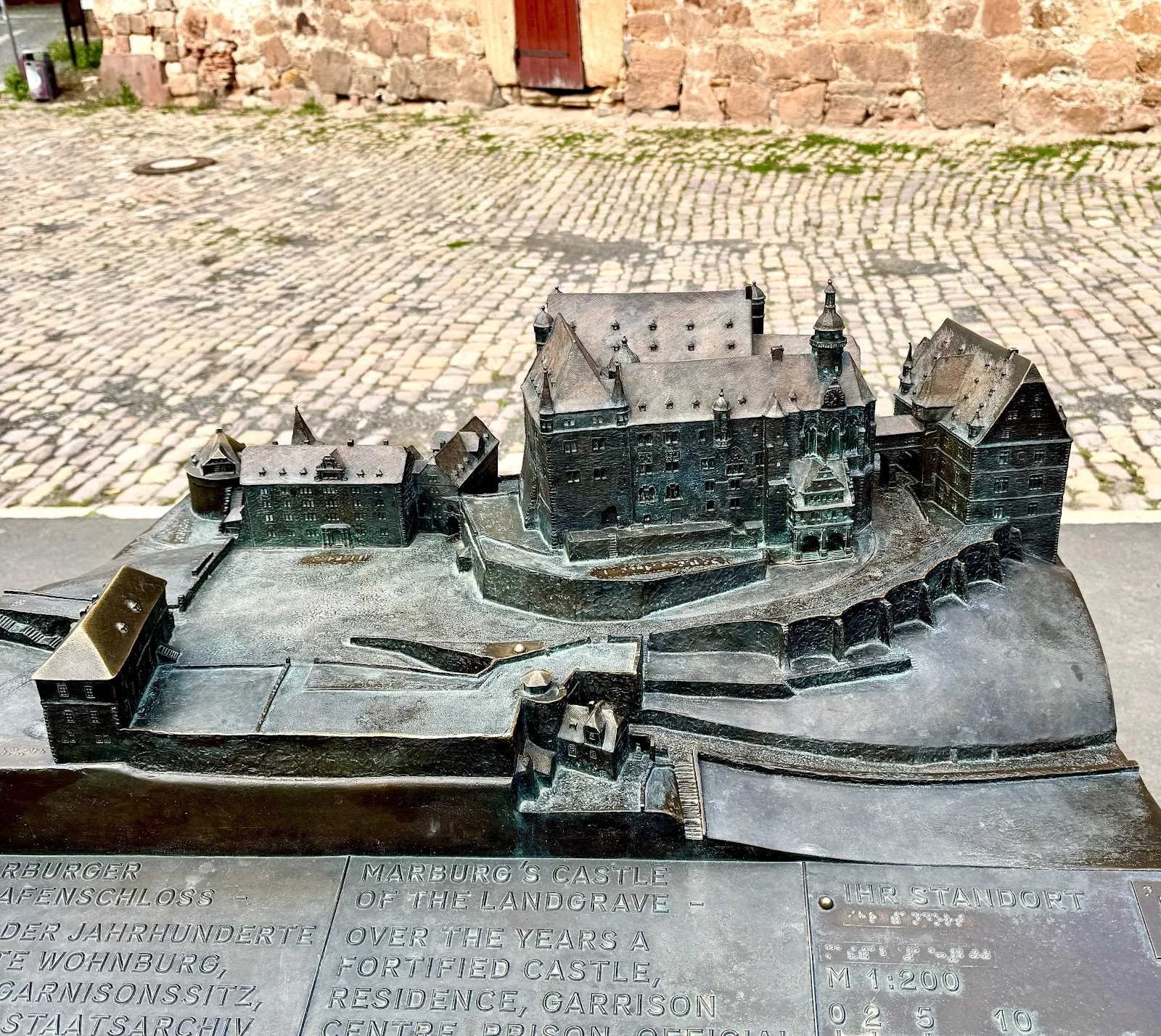 Вид на Замок Марбург, Германия