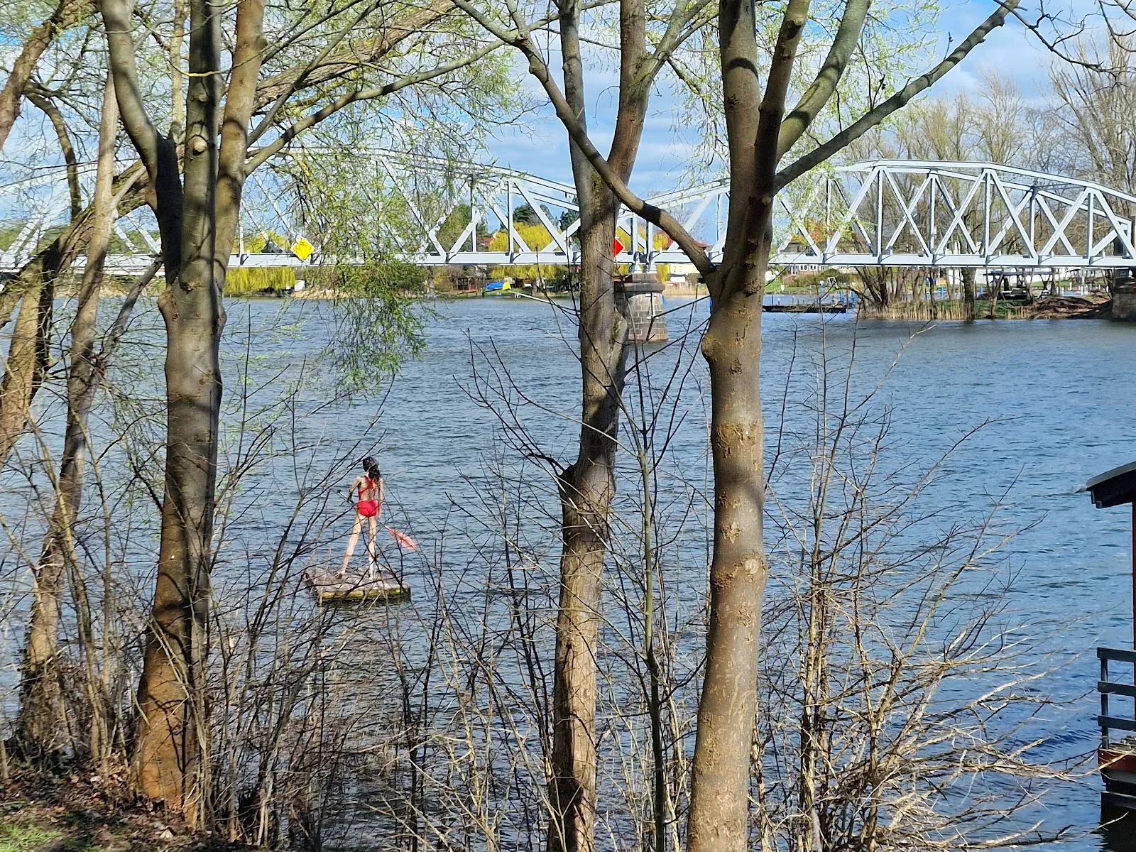 Вид на крепость Фонтаневен Плауэ в Бранденбурге-на-Хафеле