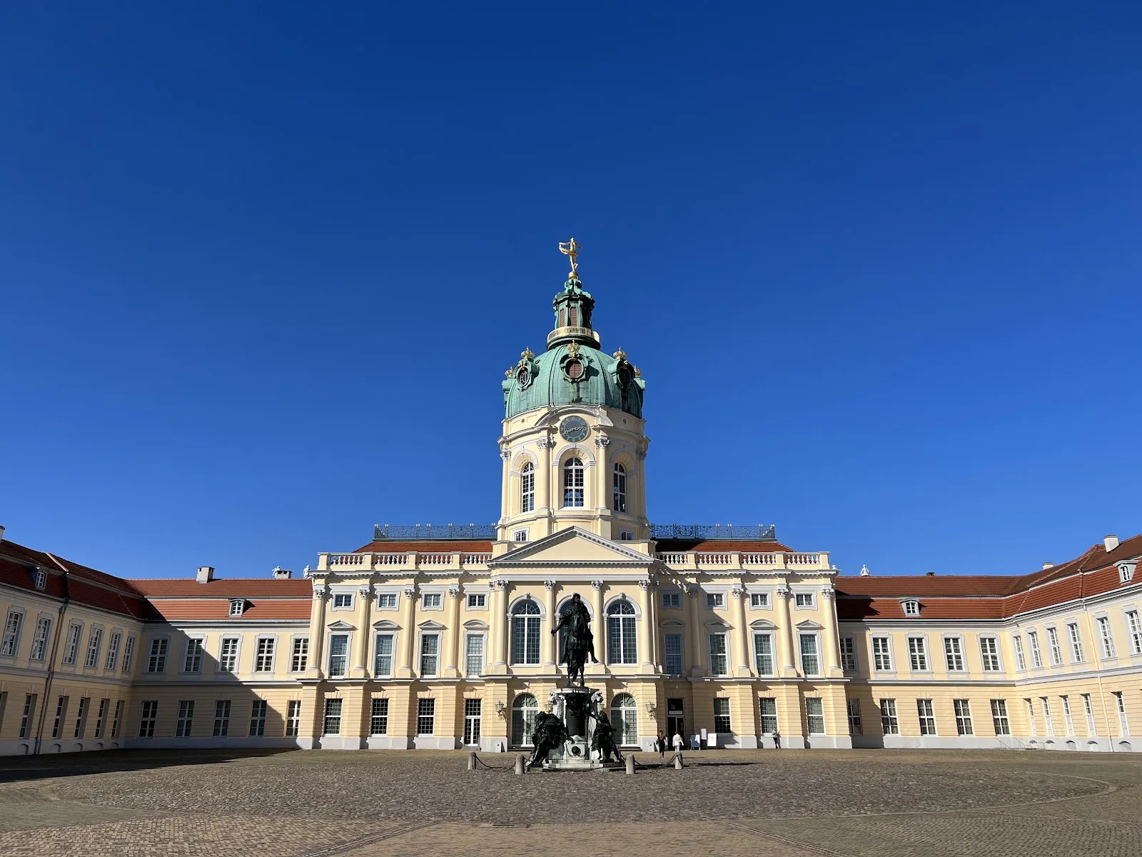 Фасад Замка Шарлоттенбург в Берлине