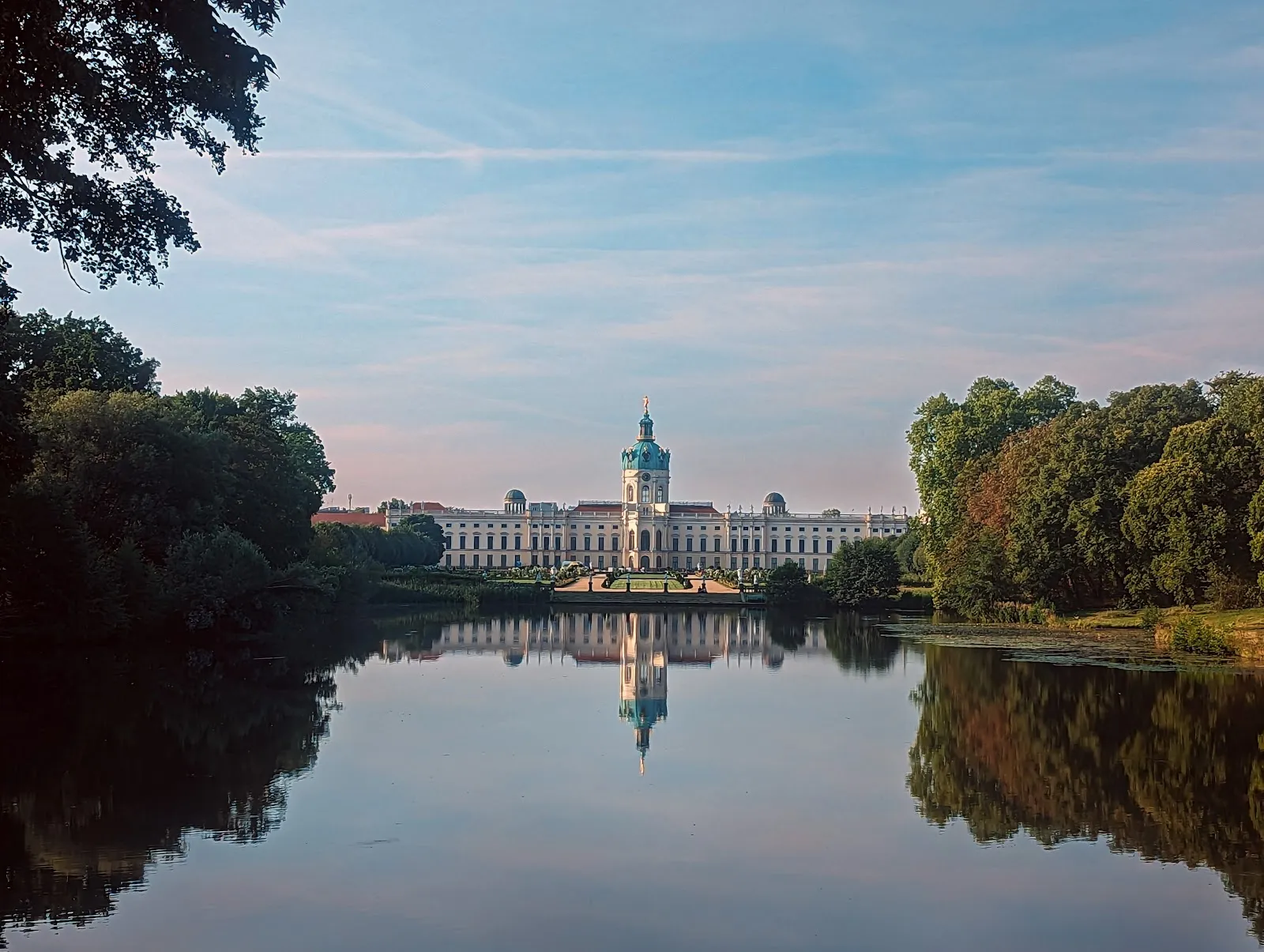 Фасад Замка Шарлоттенбург в Берлине