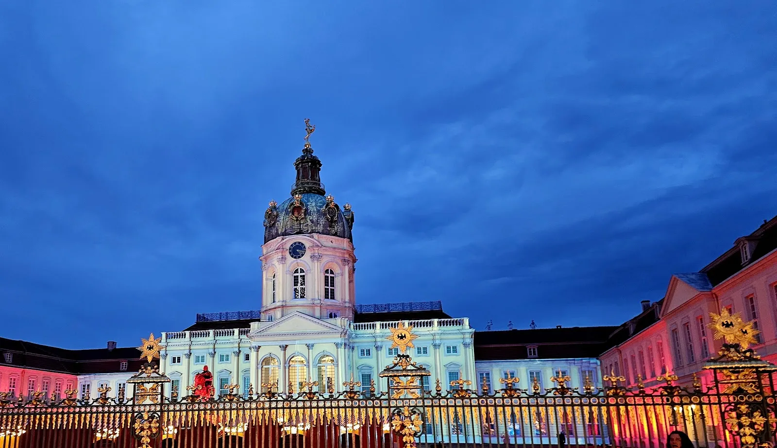 Фасад Замка Шарлоттенбург в Берлине