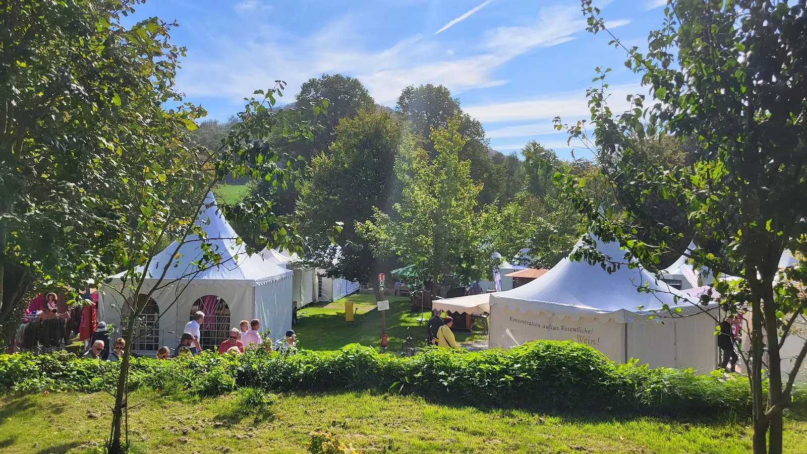 Вид на замок Воклюм с окружающей территорией