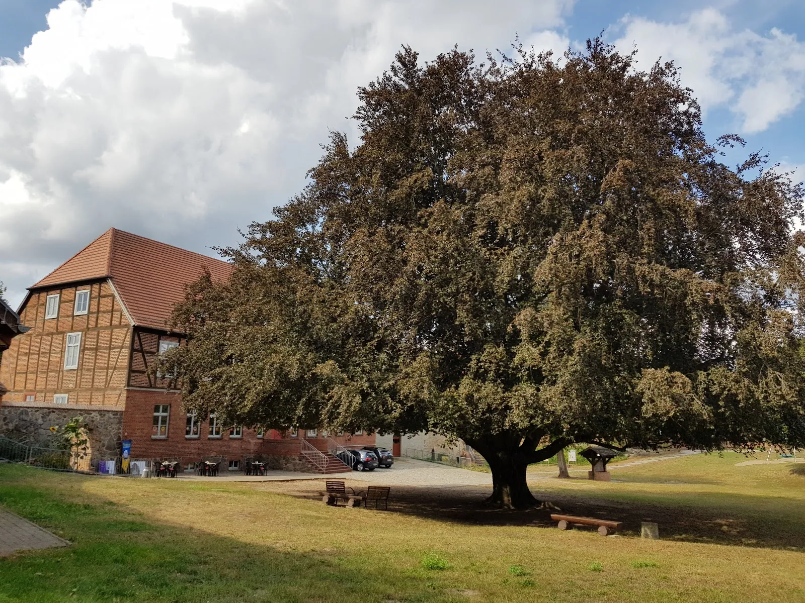 Вид на замок Вреденхаген