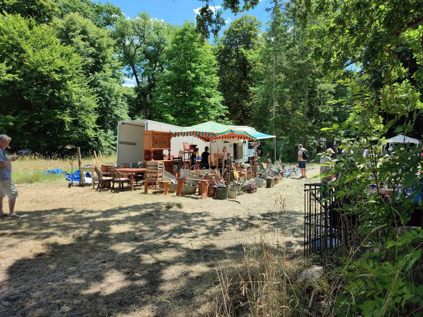 Вид на Замок Зикендорф в Лаутербахе, Германия