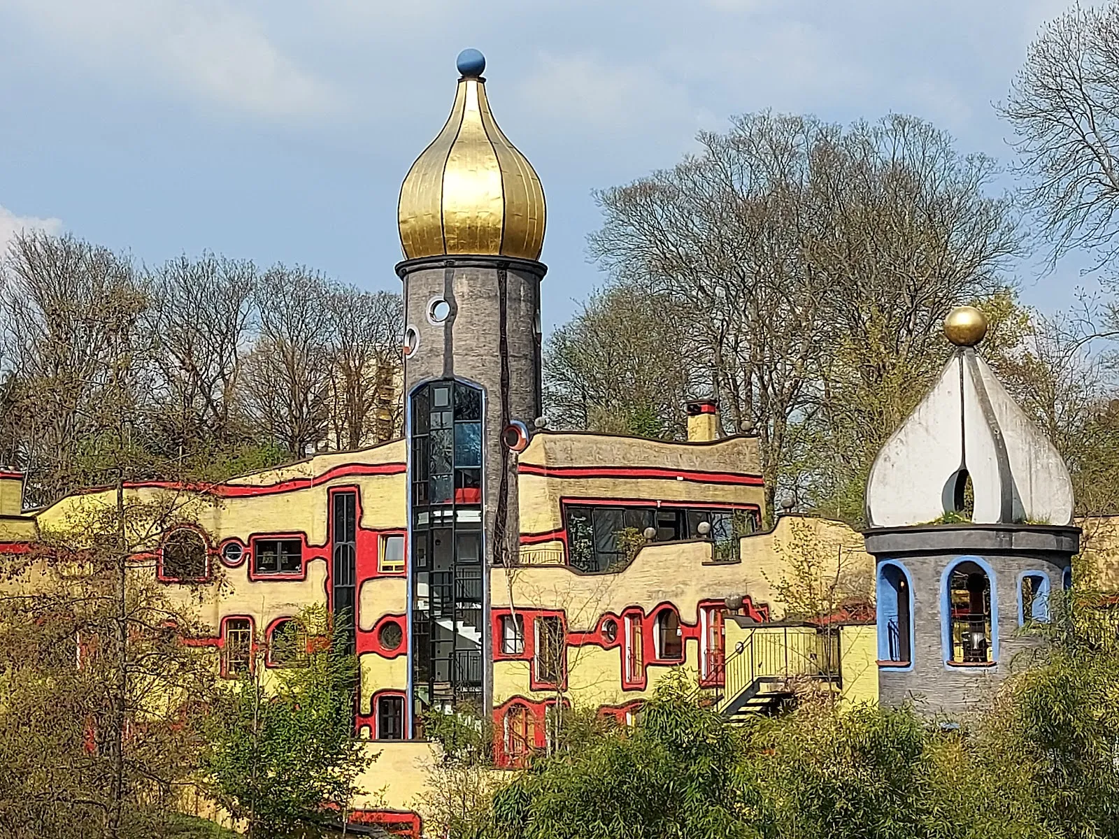 Зеленый Лабиринт в Эссене, Германия, зеленые стены, извилистые тропинки