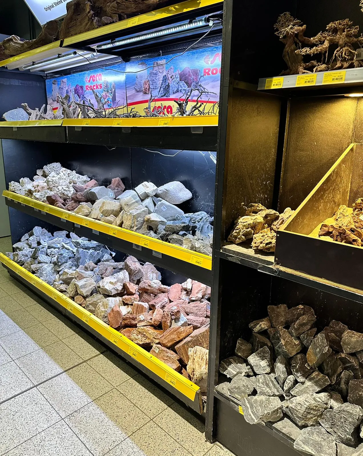 Зоомагазин Зоокауф Ганновер с аквариумами и рыбками